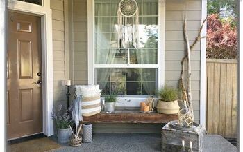 Front Porch Decorated Boho-Style