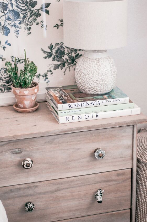 simple cheap chic diy nightstand styling