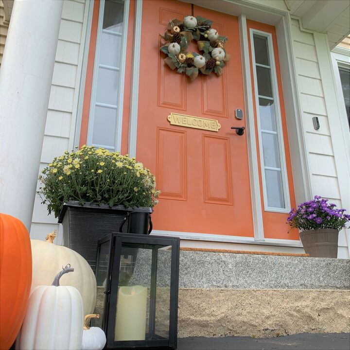 tips for decorating a fall front entry three daughters home