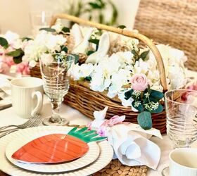 easter table setting, I ll still fill in the table with salt and pepper shakers platers for food make sure to leave room for these items