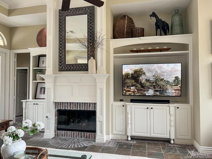 southern traditional family room transformation