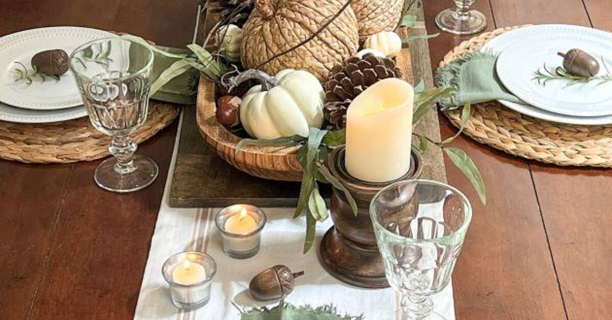 Five Easy Steps for a Fall Table | Redesign