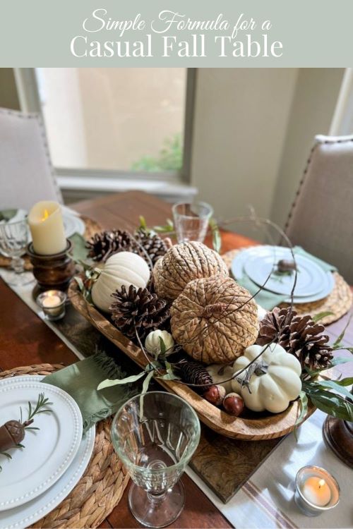 Five Easy Steps for a Fall Table | Redesign