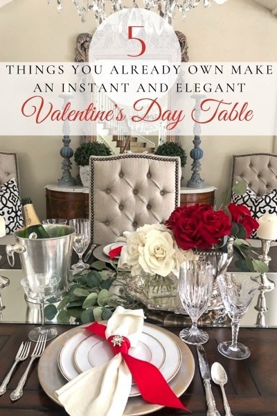 these five things you already own make an instant and elegant valentin, PIN IT FOR LATER