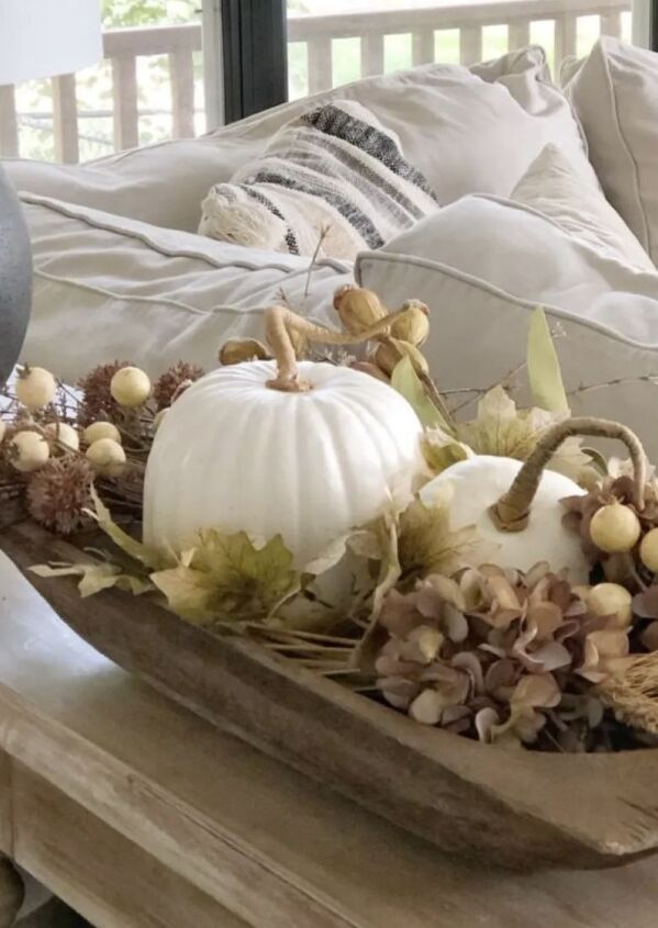 how to decorate your dough bowl for fall, Hip and Humble Style
