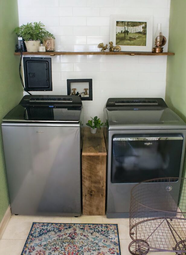 1920s farmhouse laundry room makeover, Our goal in this laundry room renovation was to turn back the clock and give the home her original feel of being from the early 1900 s