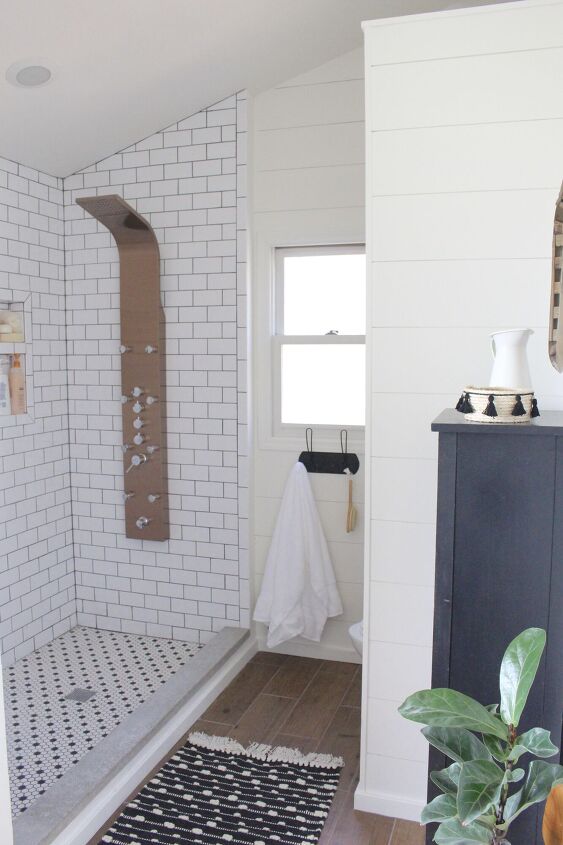 modern farmhouse bathroom remodel reveal