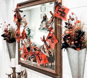 10 quick ways to decorate for halloween citygirl meets farmboy, Entry way Halloween decor