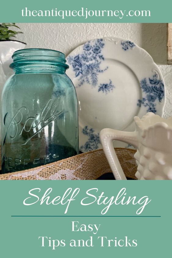 the easiest shelf styling tips