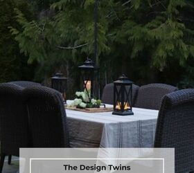 how to make your backyard special with outdoor lighting, backyard lighting creates festive ambiance for outdoor dining