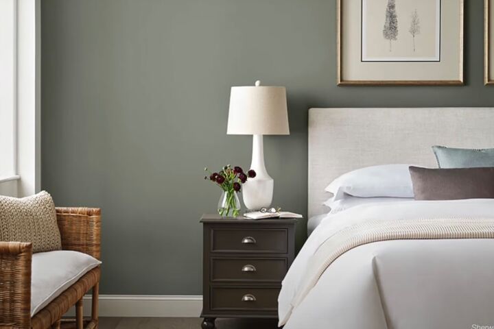 paint color trends 2023, Evergreen Fog by Sherwin Williams