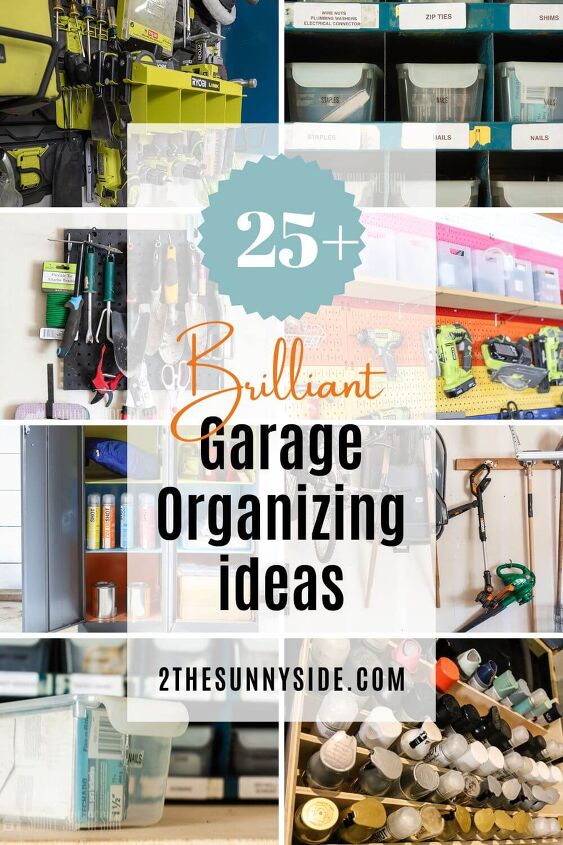the best tips to an organized and functional garage, Pinterest image Brilliant Garage organizing ideas that will make your garage more functional
