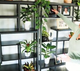 How to Style a Plant Wall With Decor & Shelves in Your Home