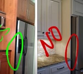 kitchen design mistakes, Choosing the right size fridge