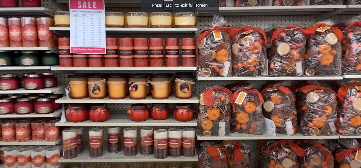 hobby lobby fall decor, Scented candles