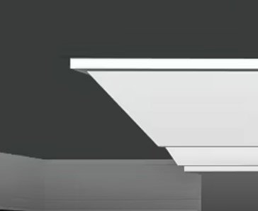 dressing wall, Crown molding example 4