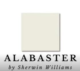 white paint colors, Alabaster by Sherwin Williams