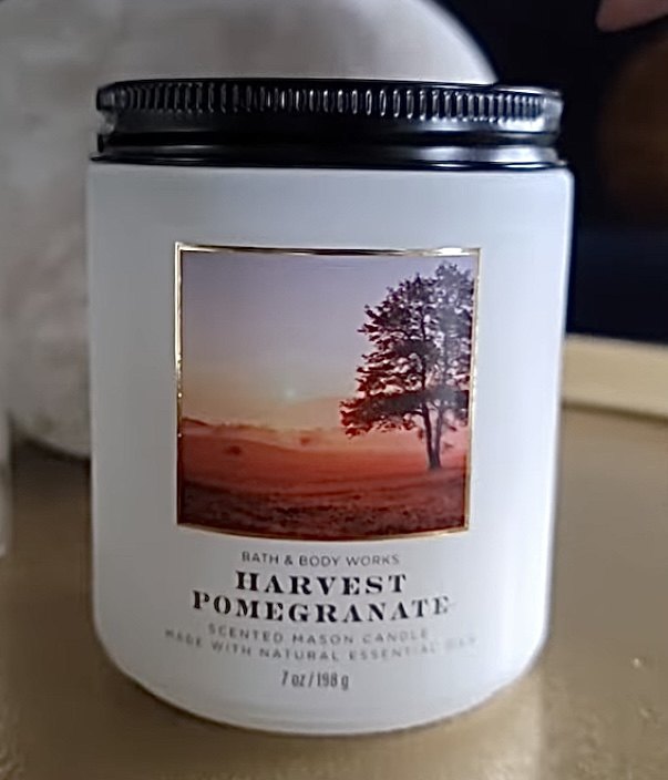 bath and body works fall candles, Harvest Pomegranate from Bath Body Works