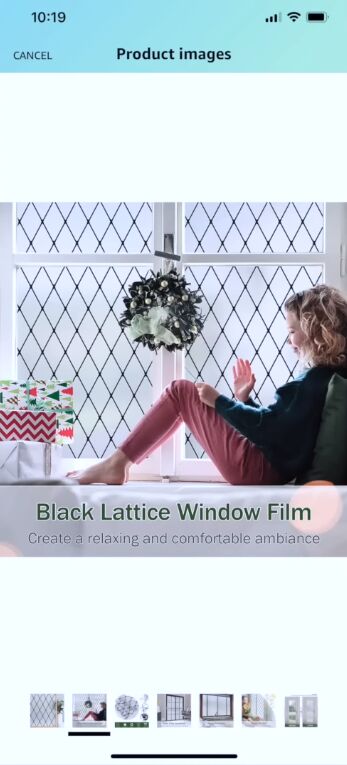 harry potter room decor, Black lattice window film