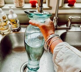 This is what she puts in her glass vases instead of flowers