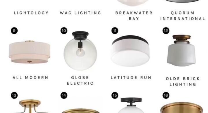 home styling, Different types of light fixtures