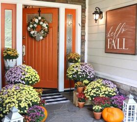 Fall-inspired paint color choices for your exterior door