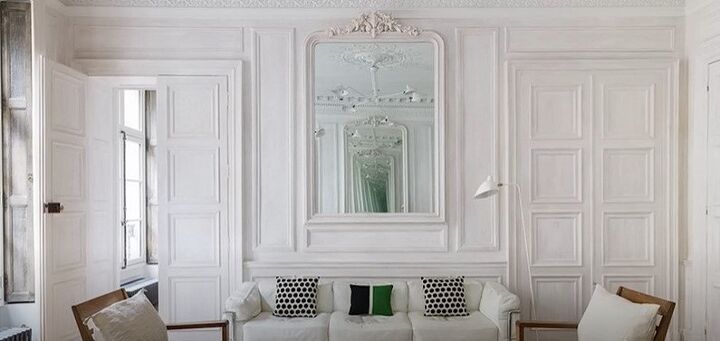 timeless interior design, Antique mirror