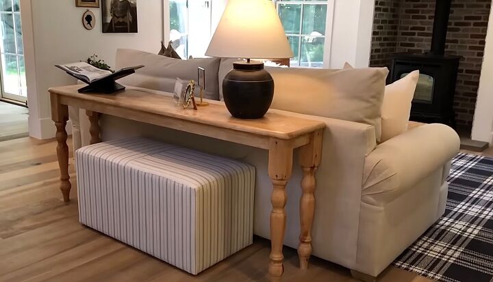 DIY sofa table