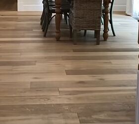 Engineered wood flooring in white oak, wide plank, with a matte finish