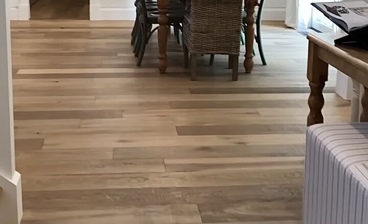 Engineered wood flooring in white oak, wide plank, with a matte finish