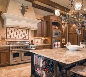 Tuscan-themed kitchen