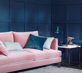 navy blue decor, Navy blue and pink decor