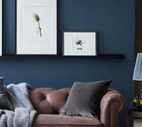 navy blue decor, Navy blue and brown decor