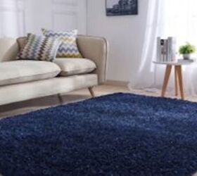 navy blue decor, Navy blue rug example 1