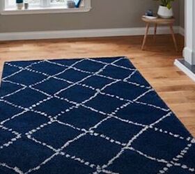 navy blue decor, Navy blue rug example 2