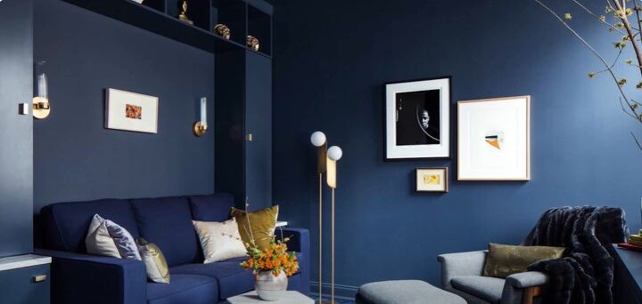 How to Use Navy Blue Decor in Your Living Room Design | Redesign