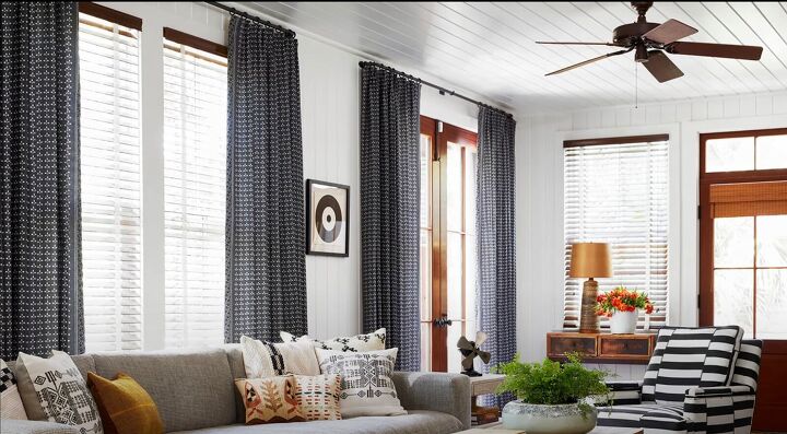 interior design mistakes, Hanging curtains in the right place