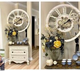 How to Style Fall Entryway Table Decor & Create a Vignette