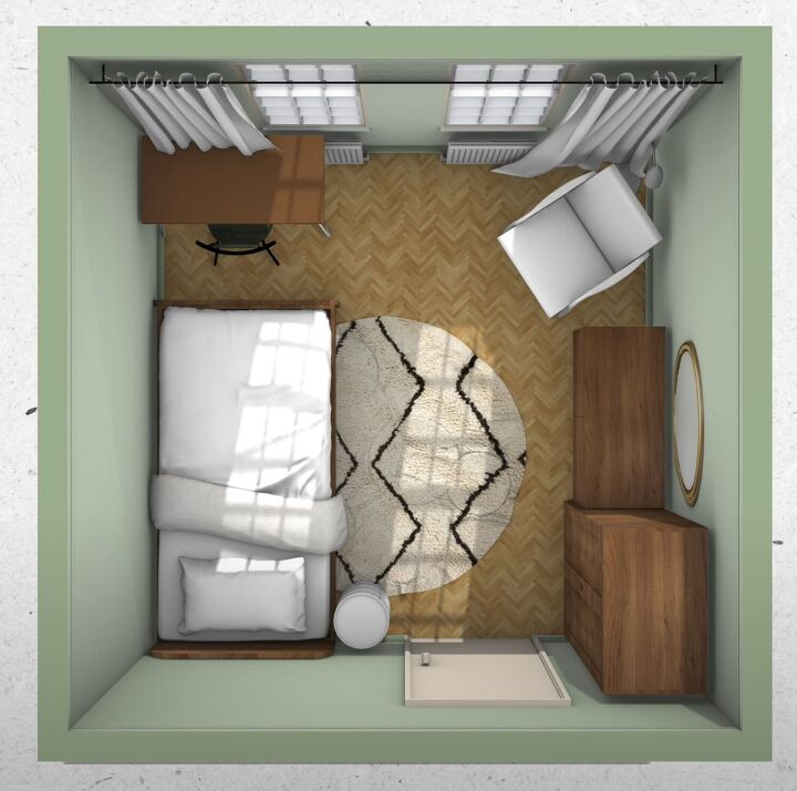 tiny bedroom ideas, Single occupant bedroom