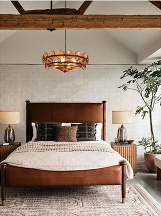 bedroom design ideas, Hanging items over the bed