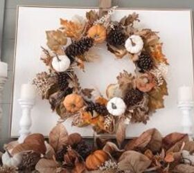 decorate mantel for fall, How to decorate a mantel for fall