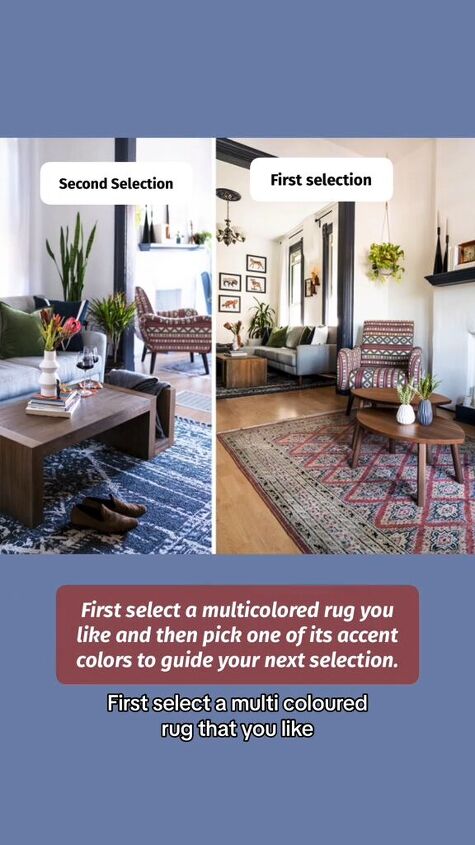 2 Color Combination Rug 2 Important Tips For Coordinating Rugs In Your Home | Redesign