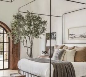 different styles of interior design, Organic modern bedroom