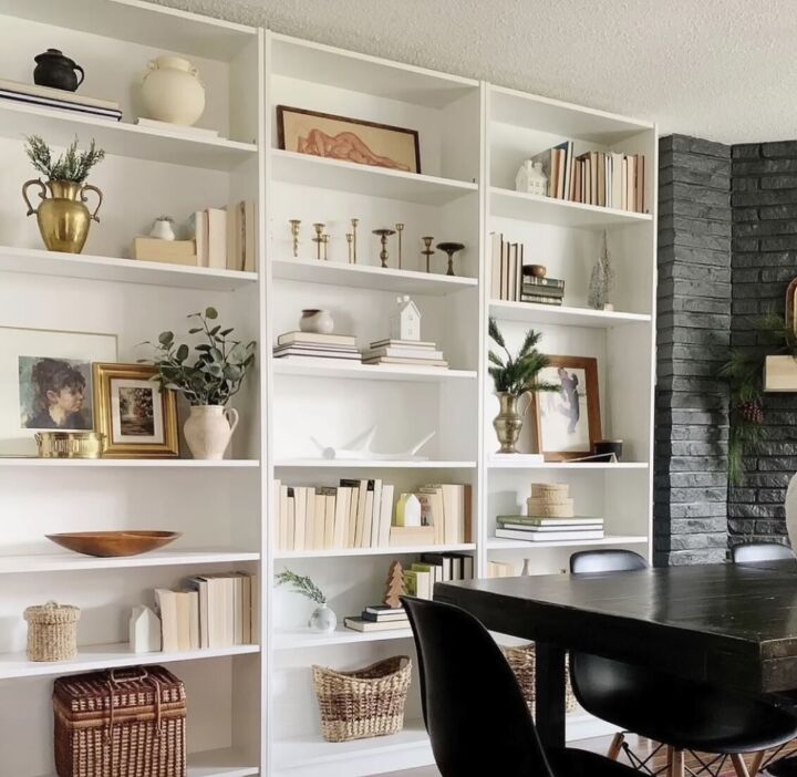 luxury ikea hacks, BILLY bookcases