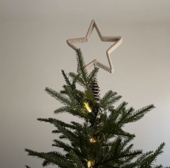 minimalist christmas tree, Minimal Christmas tree topper