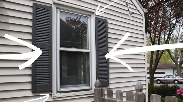 exterior shutters, Exterior shutter example