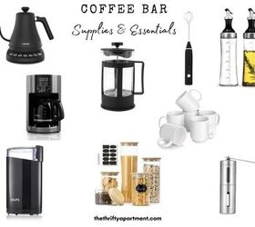 coffee bar ideas for kitchen counter