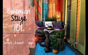Cool Front Porch Makeover in a Modern Bohemian Style
