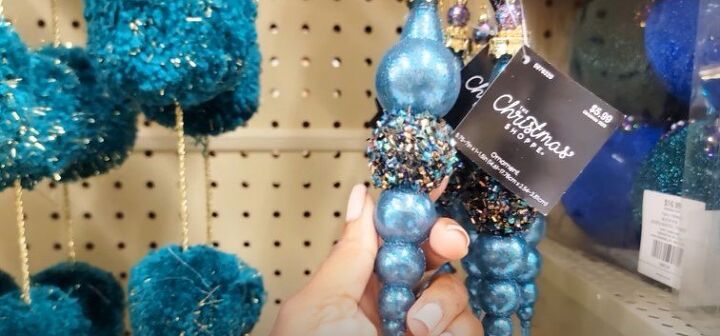 hobby lobby christmas, Blue Christmas ornaments