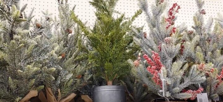 hobby lobby christmas, Hobby Lobby faux evergreens